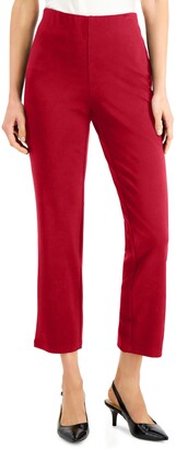 JM Collection Petite Cropped Ponte Pants, Created for Macy's