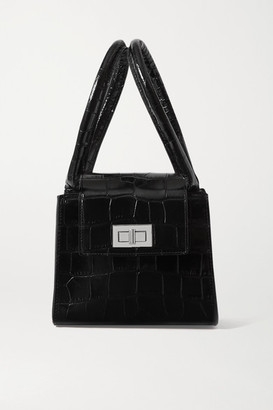 Bzees Sabrina Small Croc-effect Leather Tote