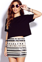 Thumbnail for your product : Forever 21 Beads & Sequins Mini Skirt