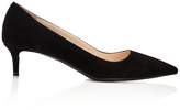 Thumbnail for your product : Prada Women's Suede Kitten-Heel Pumps