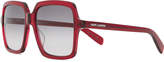 Thumbnail for your product : Saint Laurent Eyewear oversized square frame sunglasses