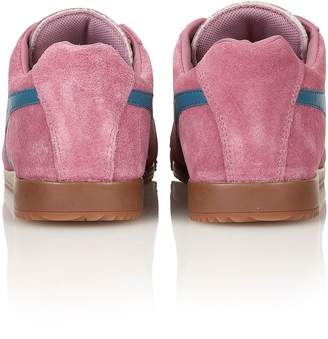 Gola Harrier suede dusky pinkteal trainers