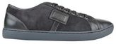 Thumbnail for your product : Dolce & Gabbana Suede Logo Plate Trainers
