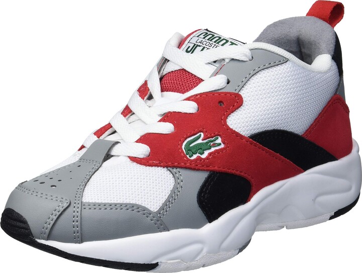 lacoste red sneakers