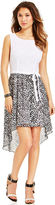 Thumbnail for your product : B. Darlin Juniors' Lace Printed High-Low Dress