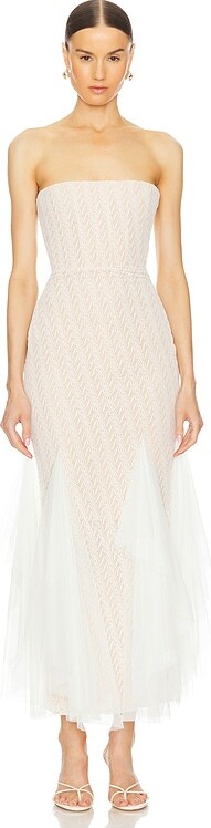 God Save Queens Alizee Strapless Dress