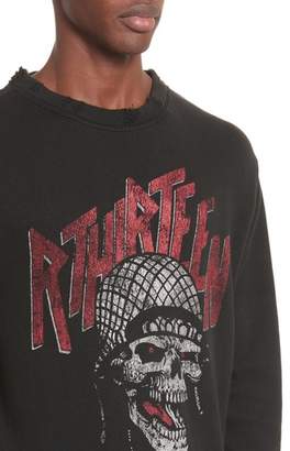 R 13 Battle Punk Graphic Sweatshirt