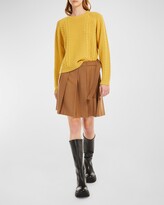 Thumbnail for your product : Weekend Max Mara Crewneck Cable-Knit Wool Sweater