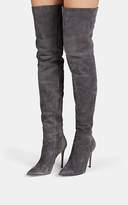 Thumbnail for your product : Gianvito Rossi Women's Dree Suede Over-The-Knee Boots - Gray