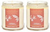 Bath and Body Works Aromatherapy Comfort -Vanilla n Patchouli – 2-7 oz Candles w Burn of 25-45 Hours