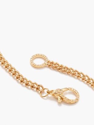 Shay Off Balance Diamond & 18kt Gold Necklace - Yellow Gold