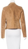 Thumbnail for your product : Theory Leather Open-Front Jacket