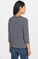 Thumbnail for your product : Eileen Fisher Boatneck Stripe Sweater