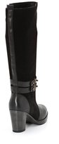 Thumbnail for your product : La Redoute LA High Heeled Leather Boots, Calf Size M