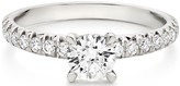 Thumbnail for your product : Beaverbrooks Platinum Diamond Solitaire Ring