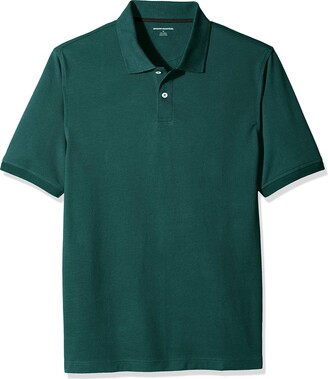 hunter green dri fit polo