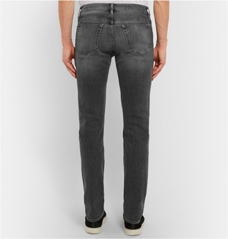 Frame Denim 31529 Frame Denim Badlands Slim-Fit Washed-Denim Jeans