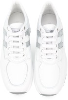 Thumbnail for your product : Hogan TEEN two-tone logo sneakers