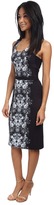 Thumbnail for your product : Nicole Miller Ghost Flower Crepe Combo Dress