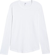 Thumbnail for your product : Alternative Long Sleeve Shirttail Cotton & Hemp Jersey T-Shirt