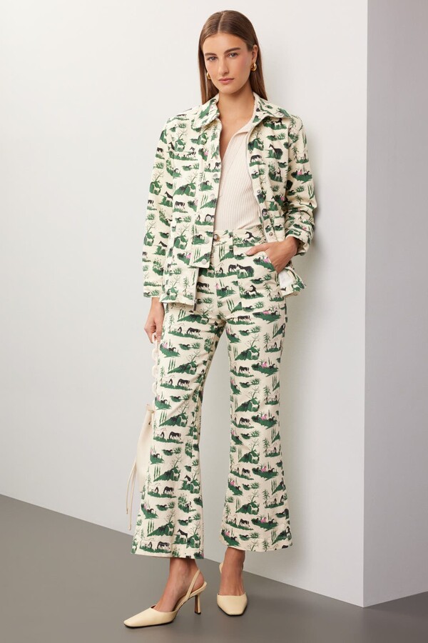 Lizzie Jacket Green-multicolored-print