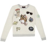 Thumbnail for your product : Juicy Couture Girls Fashion Track Traveling Fox Embroidered Track Top