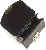 Thumbnail for your product : Furla Metropolis Mini Black Leather Shoulder Bag With Turtles