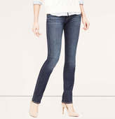 Thumbnail for your product : LOFT Modern Straight Leg Jeans in Scale Blue Wash