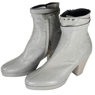 A.F.Vandevorst Grey Leather Ankle boots