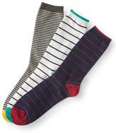 Thumbnail for your product : 3-Pack Multi Stripe Crew Socks
