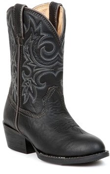 Durango Li'l Partners Pointed Toe Synthetic Western Boot.