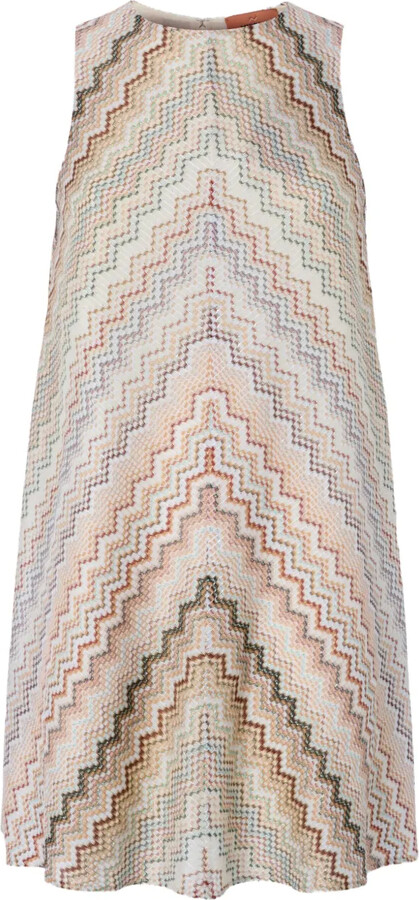 Missoni Geometric-Pattern Mini Dress