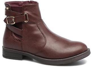 Xti Kids's Zip-up Ankle Boots in Burgundy - Synthetic - UK 10 Infant / EU 28