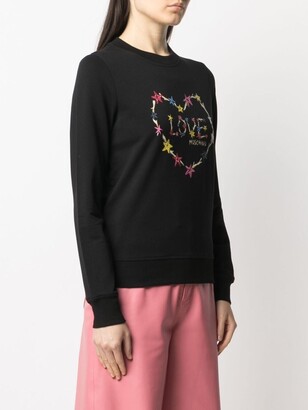 Love Moschino Logo-Print Sweatshirt