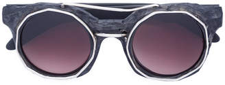 Kuboraum round framed sunglasses