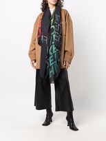 Thumbnail for your product : Faliero Sarti Graphic-Print Frayed-Edge Scarf