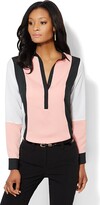 Thumbnail for your product : New York and Company 44.95 Colorblock Blouse