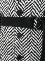 Thumbnail for your product : Saint Laurent herringbone wool Double-breasted coat