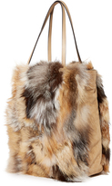 Thumbnail for your product : Michael Kors Collection Eleanor Fur Tote