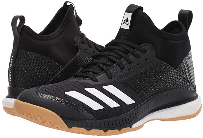 black adidas volleyball shoes