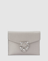Thumbnail for your product : Olga Berg Women's Clutches - ANNALEE Crystal Trim Clutch