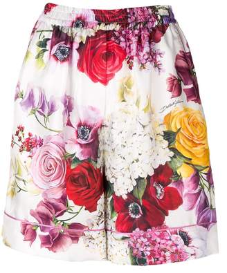 Dolce & Gabbana floral print shorts