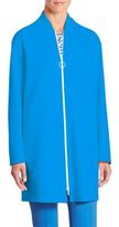 Thumbnail for your product : Akris Punto Wool Zip Front Coat