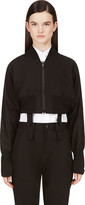 Thumbnail for your product : Yohji Yamamoto Black Dolman Sleeve Gather Jacket