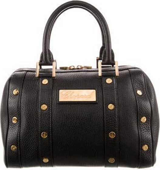 Chopard Leather Studded Handle Bag - ShopStyle
