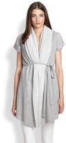 Thumbnail for your product : Josie Natori Silk & Cashmere Belted Vest