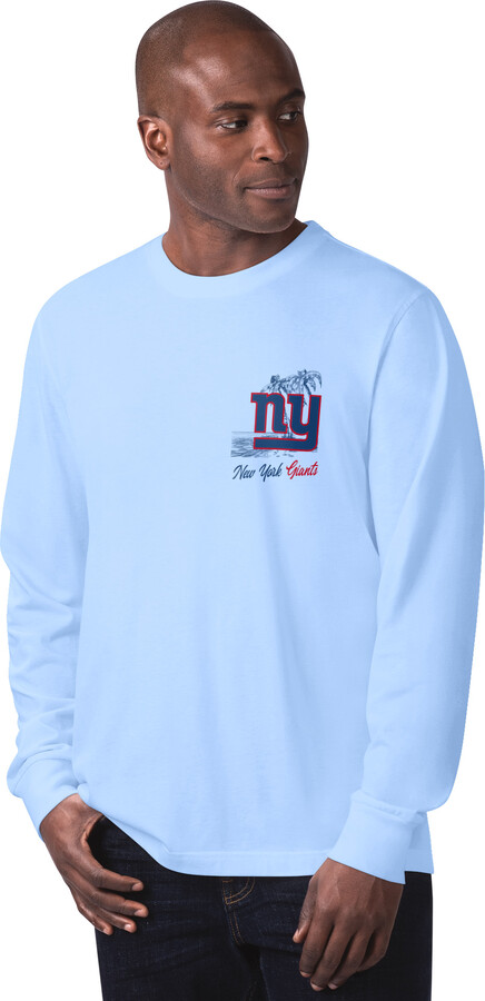 Men's Margaritaville Light Blue New York Giants It's Five O'Clock Somewhere Long Sleeve T-Shirt