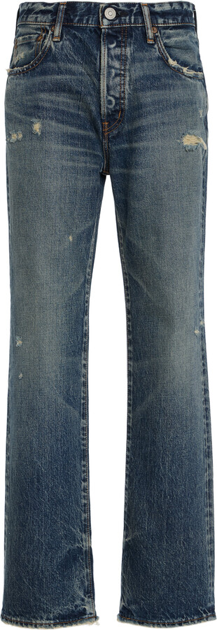 Moussy Vintage Bartow Mid-Rise Straight-Leg Jeans