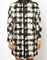 Thumbnail for your product : ASOS Check Wool Coat