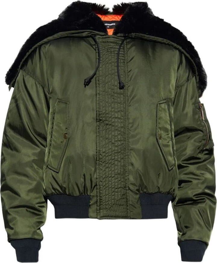 DSQUARED2 Aviator Hooded Bomber
